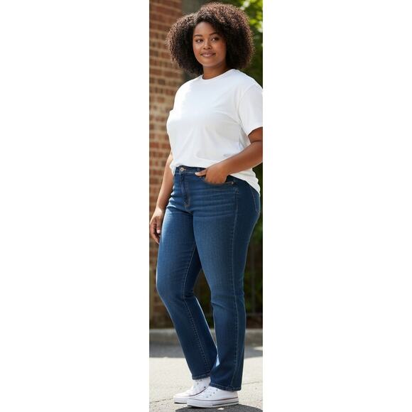 BUNDLE ONLY Gloria Vanderbilt Jeans Plus Size 22W 22 W Amanda Blue Stretch Pants - Picture 10 of 10